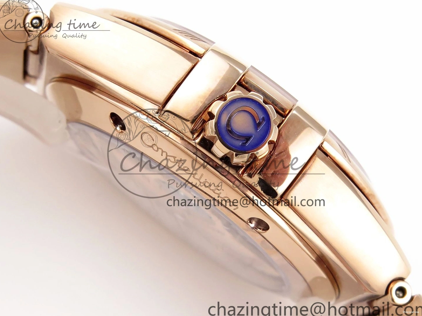 0327 Constellation 39mm RG ASWF 1:1 Best Edition Blue Dial on RG Bracelet A Practical 7778